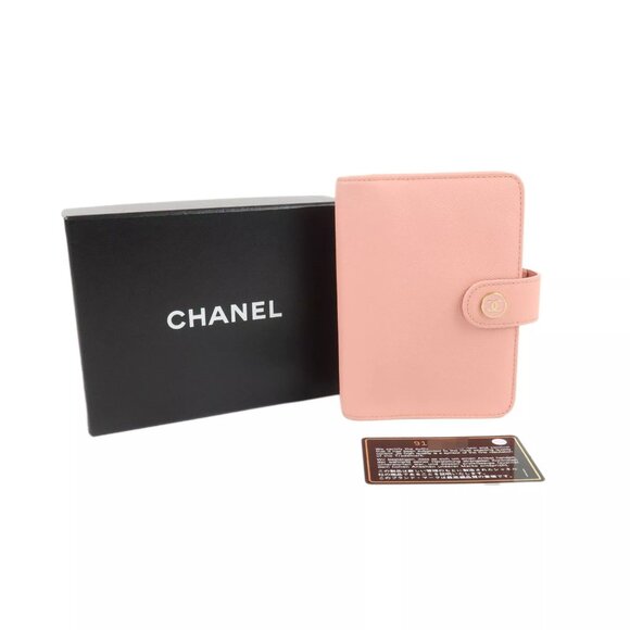 ❤️Authentic CHANEL Leather Agenda PM Planner Cover Pink❤️ - Picture 12 of 12